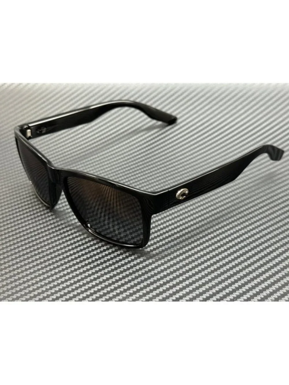 New Costa Del Mar Men Black Sunglasses 57-16-145